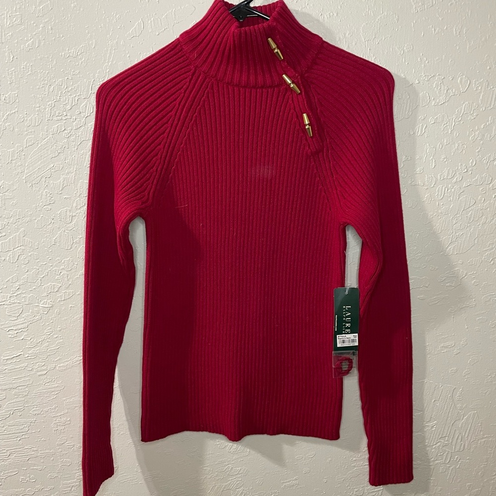 Red Ralph Lauren long sleeve NWT